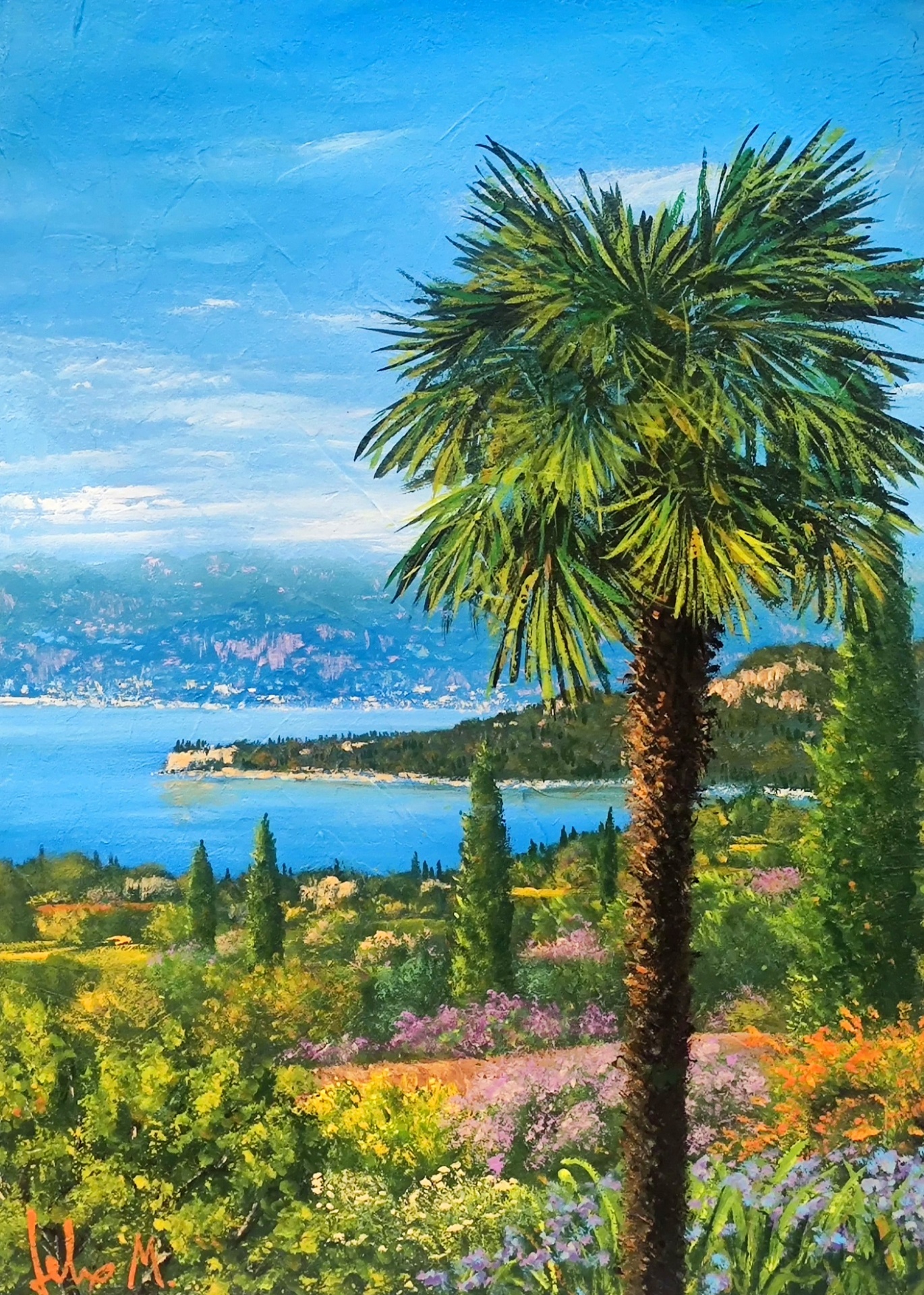Sotto la palma (50x80)