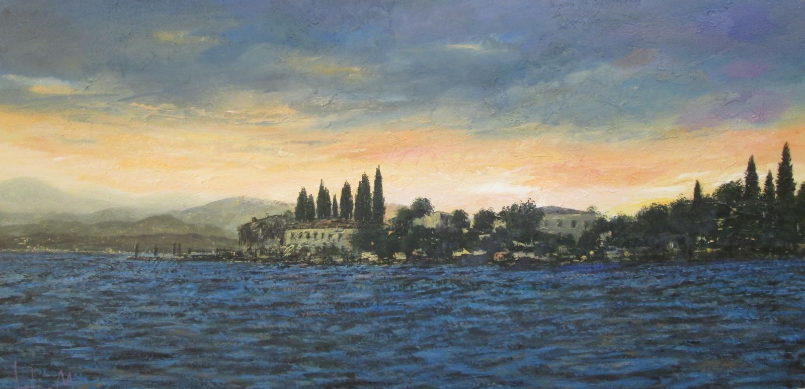 San Vigilio a sera tarda (120x60)